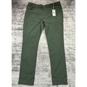 NWT Tasc Performance Motion Pant Mens 38x34‎ Olive Bamboo Tailored MSRP $118
